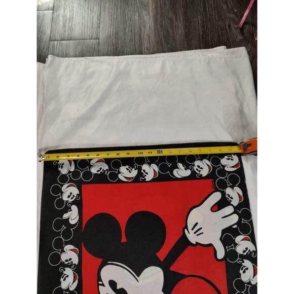 Disney Mickey Mouse Pillow Case Double Sided VTG 90s Kidcore Nostalgia Graphic - Picture 4 of 7